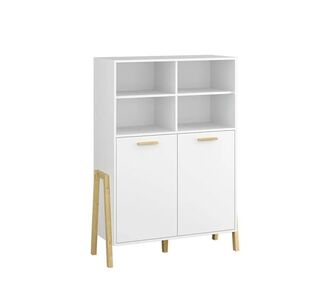 Βιβλιοθήκη Belle Λευκό 102.5x41x152.5cm AlphaB2B |  Παιδικά έπιπλα στο espiti
