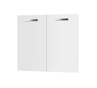 Κάτω Πορτάκια Charlotte Λευκό 80x71.4x1.6cm AlphaB2B |  Ντουλάπια στο espiti
