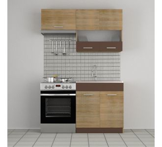 Κουζίνα Alina Σετ 2.2 (δυνατ. επέκτασης) Σονόμα-Μόκκα Σετ 3 κουτιών (2, 2 τρέχ.μέτρα) AlphaB2B |  Σετ Κουζίνες στο espiti