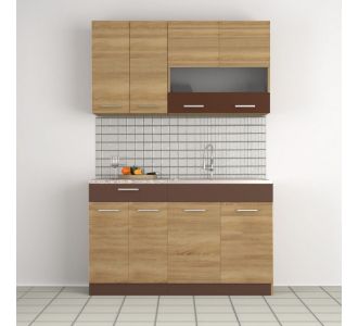 Κουζίνα Alina Σετ 2.8 (δυνατ. επέκτασης) Σονόμα-Μόκκα Σετ4 κουτιών (2.8 τρέχ. Μέτρα) AlphaB2B |  Σετ Κουζίνες στο espiti