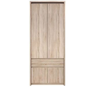 Ντουλάπα Δίφυλλη Norton Sonoma 88x55x210εκ AlphaB2B |  Ντουλάπες ρούχων στο espiti