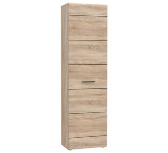 Ντουλάπα Μονόφυλλη Solo1D Sonoma με Wenge 45x58x197cm AlphaB2B |  Ντουλάπες ρούχων στο espiti