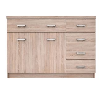 Μπουφές ΚΟΜ2D5S 120x33x85εκ Sonoma AlphaB2B |  Μπουφέδες στο espiti