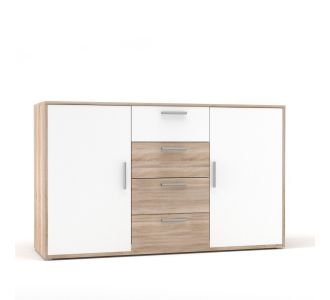 Μπουφές Rico Λευκό-Σονόμα 145x45x90cm AlphaB2B |  Μπουφέδες στο espiti