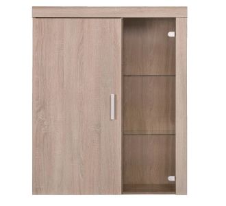 Κρεμαστή Βιτρίνα Δίφυλλη Damis 90.5x35x113.5εκ Σονόμα Με τζάμι και MDF Διακόσμηση AlphaB2B |  Συνθέσεις σαλονιού στο espiti