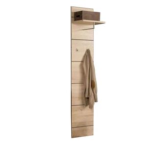 Κρεμάστρα Solo 40x30x194cm Sonoma με λεπτομέρειες Wenge και MDF Καμπυλωτό τελείωμα AlphaB2B |  Καλόγεροι -Κρεμάστρες στο espiti