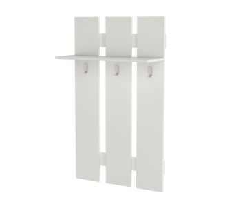 Κρεμάστρα Τοίχου Wie 60x23x100cm Λευκή AlphaB2B |  Καλόγεροι -Κρεμάστρες στο espiti