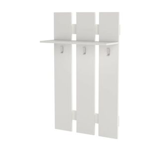 Κρεμάστρα Τοίχου Wie 60x23x100cm Λευκή AlphaB2B |  Καλόγεροι -Κρεμάστρες στο espiti