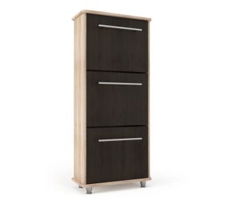 Παπουτσοθήκη Niag580 58x26.5x132εκ Wenge-Sonoma AlphaB2B |  Παπουτσοθήκες στο espiti