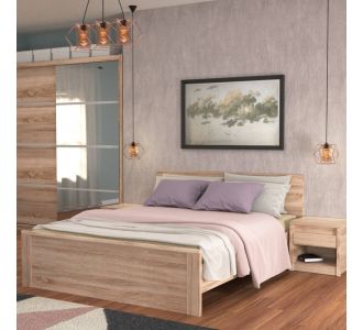 Κρεβάτι Norton Ημίδιπλο Με Τάβλες Σονόμα 120x200 AlphaB2B |  Κρεβάτια στο espiti