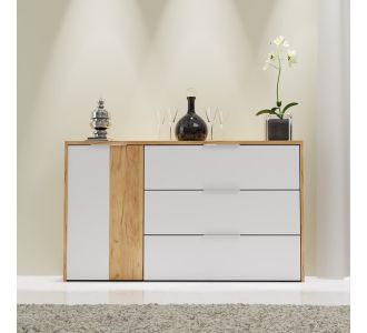 Μπουφές Avanti Χρυσός Δρυς-Λευκό 139.4x41.5x82.5cm AlphaB2B |  Μπουφέδες στο espiti