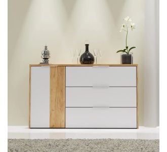 Μπουφές Avanti Χρυσός Δρυς-Λευκό 139.4x41.5x82.5cm AlphaB2B |  Μπουφέδες στο espiti
