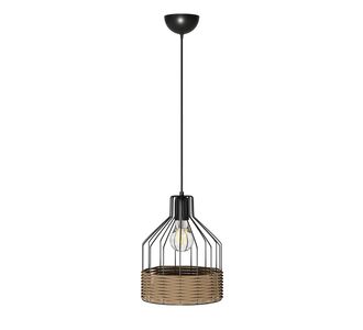 Κρεμαστό Φωτιστικό Μονόφωτο Μαύρο Ε27 Φ22x120cm AlphaB2B |  Οροφής στο espiti