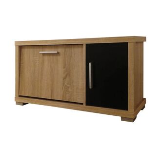 Παπουτσοθήκη Laura 90x28.2x45.8εκ Σονόμα-Μαύρο AlphaB2B |  Παπουτσοθήκες στο espiti