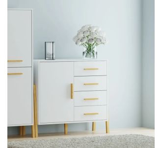 Μπουφές Belle Λευκό 102.5x41x91cm AlphaB2B |  Μπουφέδες στο espiti