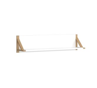 Ράφι Επιτοίχιο Belle Λευκό 96x20.5x22.5cm AlphaB2B |  Ραφιέρες τοίχου στο espiti
