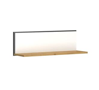 Ράφι Επιτοίχιο Palmor Χρυσό Δρυς-Λευκό 77x23.5x24.5cm AlphaB2B |  Ραφιέρες τοίχου στο espiti
