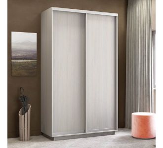 Ντουλάπα Diamont Λευκό 140x60x220cm AlphaB2B |  Ντουλάπες ρούχων στο espiti