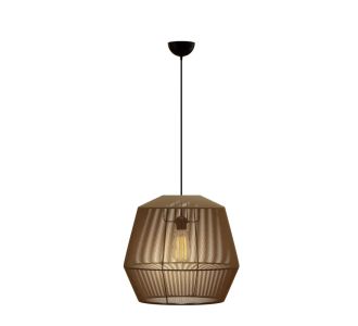 Κρεμαστό Μονόφωτο Φωτιστικό Καφέ 803 Ε27 Φ39x120cm AlphaB2B |  Οροφής στο espiti