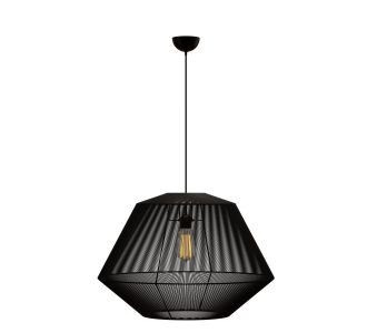 Κρεμαστό Μονόφωτο Φωτιστικό Μάυρο 804 Ε27 Φ60x120cm AlphaB2B |  Οροφής στο espiti