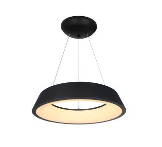 Κρεμαστό Φωτιστικό Led 48W 3000K Μαύρο Φ49x120cm AlphaB2B |  Οροφής στο espiti