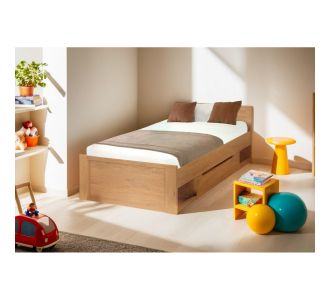 Κρεβάτι Pavi Μονό Βελανιδιά χωρίς πάτωμα 900x200cm AlphaB2B |  Κρεβάτια στο espiti