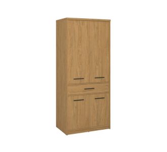 Ντουλάπα Δίφυλλη Pavi Βελανιδιά 84.3x55.1x197.2cm AlphaB2B |  Ντουλάπες ρούχων στο espiti