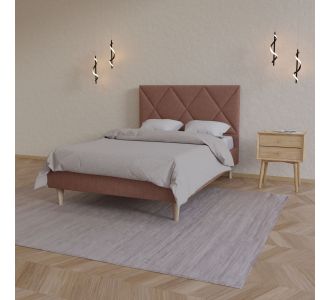 Κρεβάτι Fortuna Τερακότα 140x200cm AlphaB2B |  Κρεβάτια στο espiti