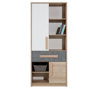 Ντουλάπα Aygo Σονόμα-Λευκό 83.1x39.6x192cm AlphaB2B |  Ντουλάπες ρούχων στο espiti