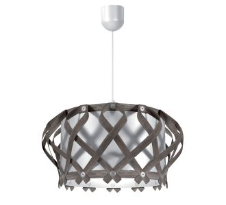 Φωτιστικό Κρεμαστό Venice Μονόφωτο Γκρί (PP-PVC) Ε27 42x42x80cm AlphaB2B |  Οροφής στο espiti