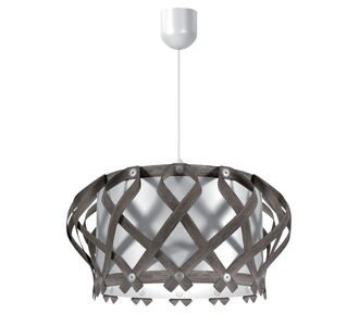 Φωτιστικό Κρεμαστό Venice Μονόφωτο Γκρί (PP-PVC) Ε27 80x42x42cm AlphaB2B |  Οροφής στο espiti