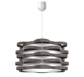 Φωτιστικό Κρεμαστό Florence Μονόφωτο Γκρί (PP-PVC) Ε27 48x48x80cm AlphaB2B |  Οροφής στο espiti