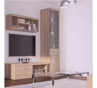 Σύθεση Τηλεόρασης Damis 184.5x45x203εκ Sonoma AlphaB2B |  Έπιπλα τηλεόρασης στο espiti