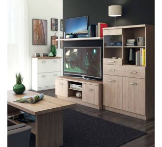 Σύθεση Τηλεόρασης Top Mix 200X42x150cm Sonoma AlphaB2B |  Έπιπλα τηλεόρασης στο espiti