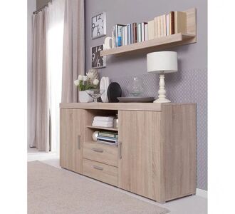 Σετ μπουφέ με ράφι 164x45x80εκ Sonoma AlphaB2B |  Μπουφέδες στο espiti