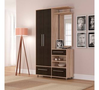 Σετ εισόδου-χωλ Niagara 113x37.5x198cm Σονόμα-Βέγκε AlphaB2B |  Βιτρίνες - Έπιπλα εισόδου στο espiti