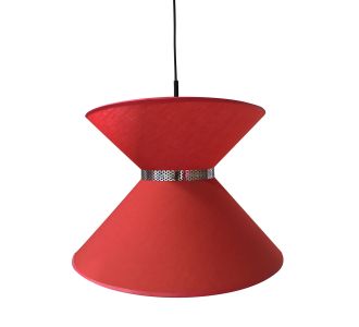 Φωτιστικό Μοντέρνο κρεμαστό  Ύφασμα Μονόφωτο Ε27 Φ40x80εκ. AlphaB2B |  Οροφής στο espiti