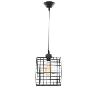 Φωτιστικό Κρεμαστό Μονόφωτο Μεταλλικό Κύλινδρος Μαύρο E27 22x22x70cm AlphaB2B |  Οροφής στο espiti