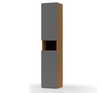 Στήλη Μπάνιου ARKTOS Kαρυδί Γκρί  35x32x170cm AlphaB2B |  Στήλες Μπάνιου στο espiti