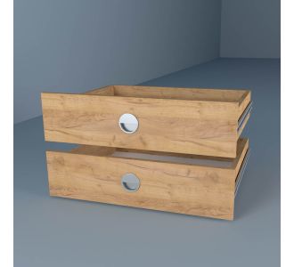 Συρταριέρα Ντουλάπας Χρυσό Δρυς 43x60cm AlphaB2B |  Ντουλάπες ρούχων στο espiti