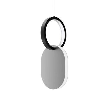 Φωτιστικό Κρεμαστό Symmetric 1D Led 15W 4000K Νίκελ Ματ Φ15x120cm AlphaB2B |  Οροφής στο espiti