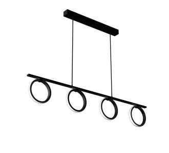 Φωτιστικό Κρεμαστό Led 35W 4000K Μαύρο 100x50x120cm AlphaB2B |  Οροφής στο espiti