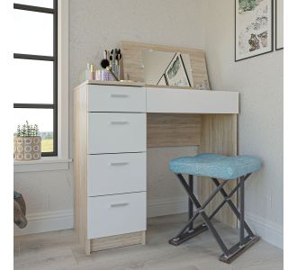 Τουαλέτα Tab Σονομα-Λευκό 90x42x82-110cm AlphaB2B |  Βιτρίνες - Έπιπλα εισόδου στο espiti