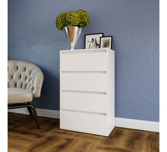 Συρταριέρα Idea Λευκό 80x42x100cm AlphaB2B |  Συρταριέρες -Κονσόλες στο espiti