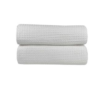 Κουβέρτα Πικέ Μονή Waffle Ξενοδοχείου 165X245 White Astron Italy |  Κουβέρτες Βαμβακερές Μονές στο espiti