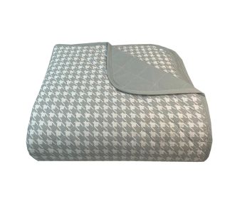 Κουβερλι Υπέρδιπλα 220x240 Pied De Poule Grey Astron Italy |  Κουβερλί Μονά στο espiti