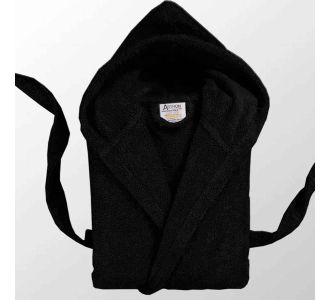 Μπουρνούζι Με Κουκούλα Black - Medium Astron Italy |  Μπουρνούζια στο espiti