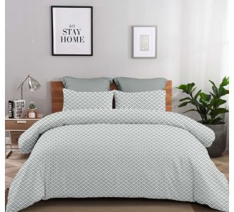 Σετ Σεντόνια 2Χ(2,45Χ2,60) + 2Χ(52Χ72) Claudia Grey Astron Italy |  Σεντόνια Υπέρδιπλα / King Size στο espiti