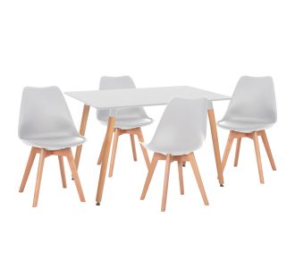 ΣΕΤ ΤΡΑΠΕΖΑΡΙΑΣ 5ΤΜΧ VEGAS HM21184 MDF TOP ΣΕ ΛΕΥΚΟ--ΠΟΔΙΑ ΟΞΙΑΣ |  Σετ τραπεζαρίες στο espiti