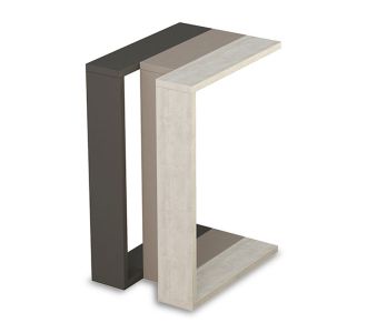 Βοηθητικό τραπέζι Muju pakoworld σε 3 χρώματα ανθρακί-μόκα-antique λευκό 40x30x57εκ |  Τραπεζάκια βοηθητικά στο espiti